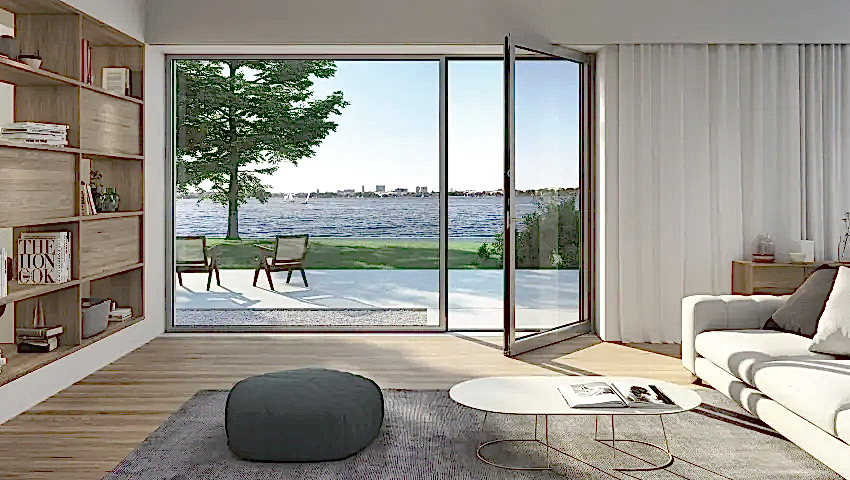 Schüco Eşiksiz Teras Kapısı